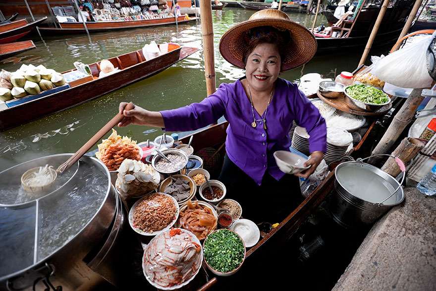 Екзотични храни в Банкок, Тайланд