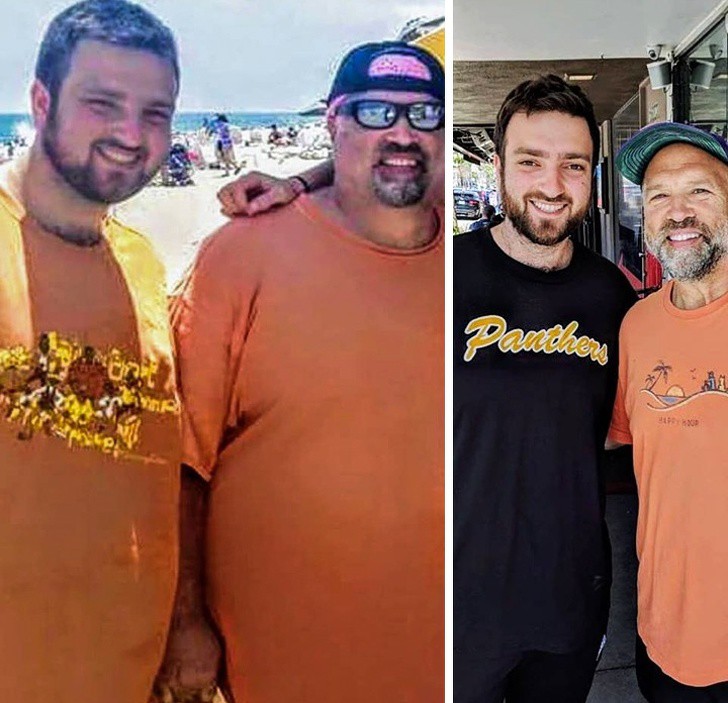 Тези баща и син са свалили общо 96 кг.