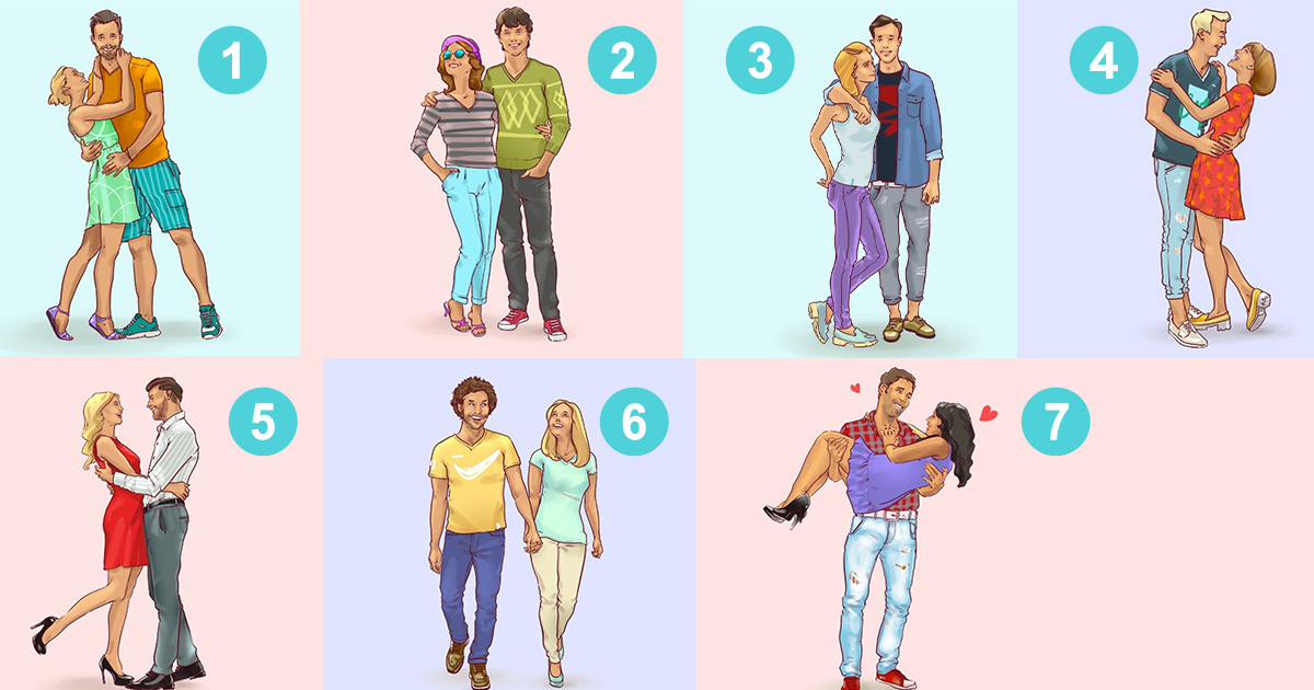 Тест: выберите самую счастливую пару и узнайте, что для вас важно в любви