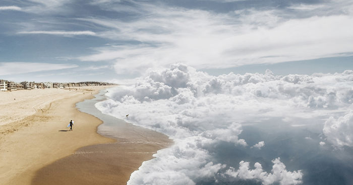 В облаците: Къде свършва границата между земята и небето