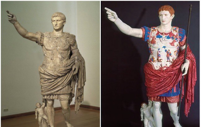 Ето как всъщност са изглеждали статуите от Древността