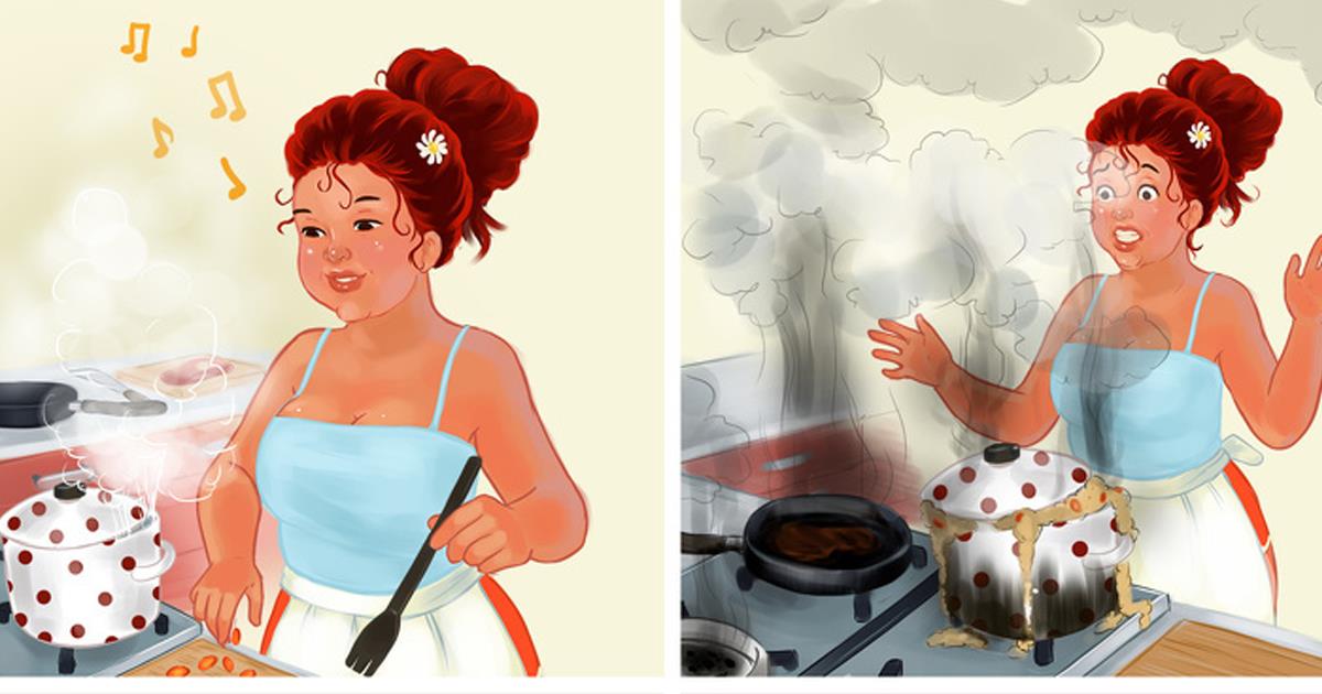 Забавни комикси: 11 ситуации, познати на всички любители на кулинарията