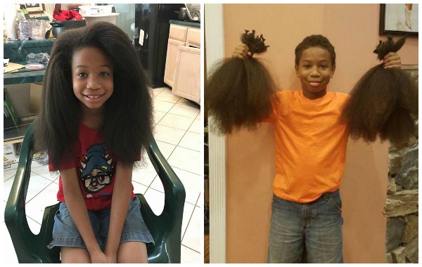 10-годишно момче дари косата си на деца, болни от рак