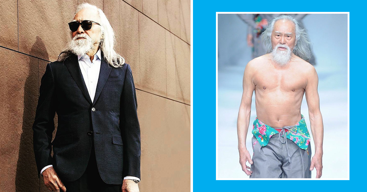 Най-горещият дядо: Запознайте се с 86-годишния китаец, който покори модния подиум