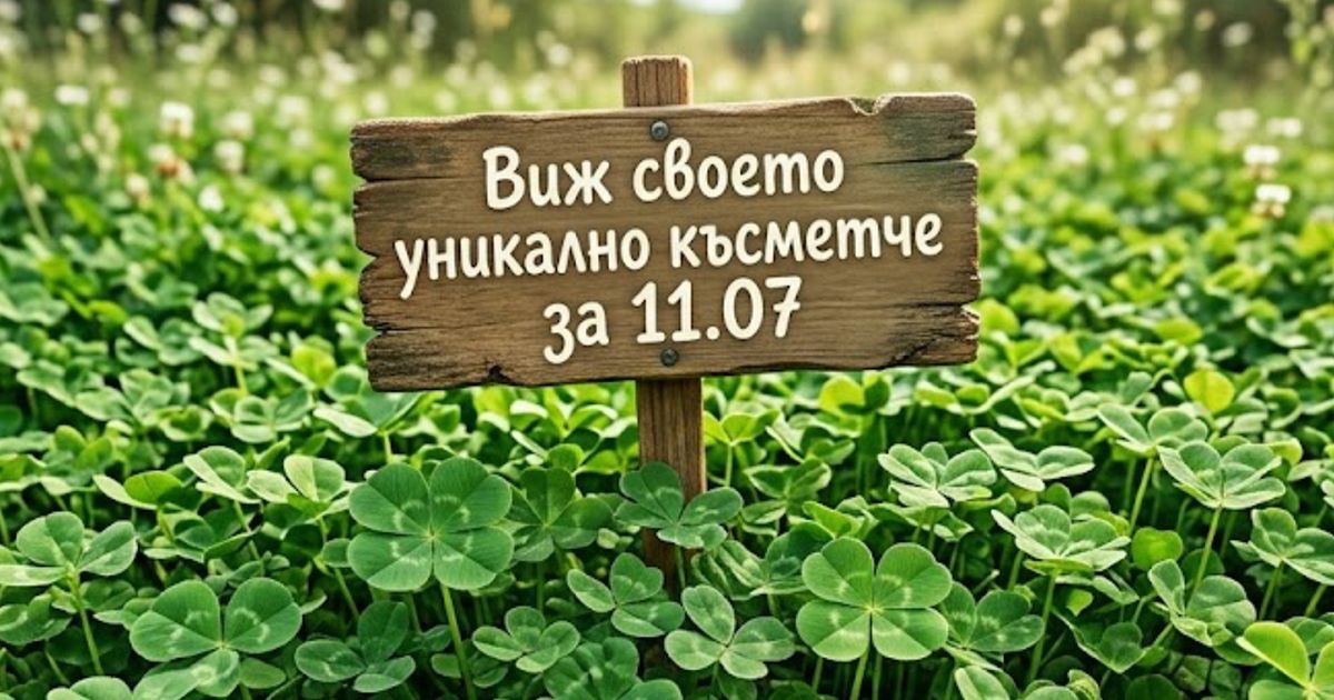 Денят носи малки знаци от съдбата които могат да се