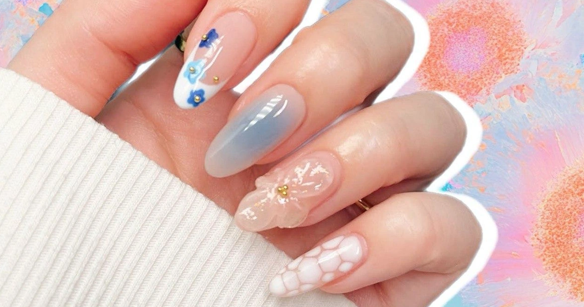 8 красиви пролетни маникюра за дълги нокти