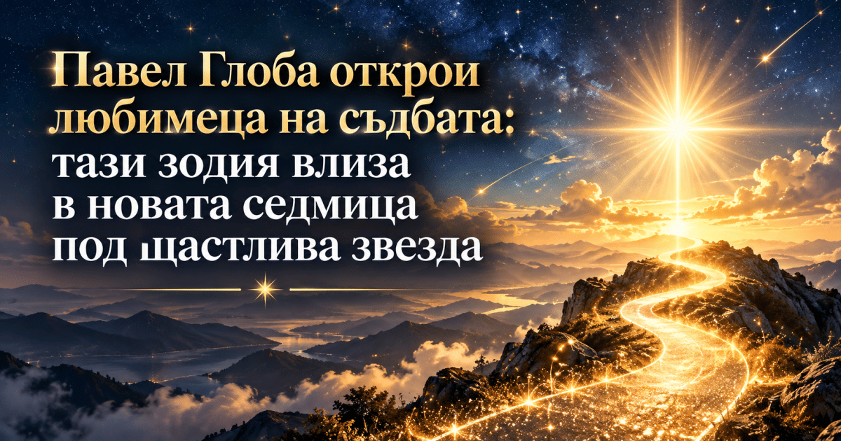 Павел Глоба открои любимеца на съдбата: тази зодия влиза в новата седмица под щастлива звезда