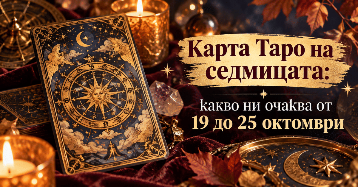 Таро карта на седмицата: Какво ни очаква от 19 до 25 октомври