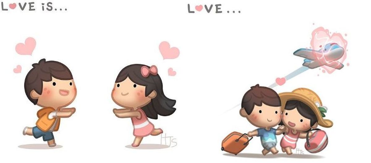 Love is: Забавни илюстрации, които разкриват красотата на любовта