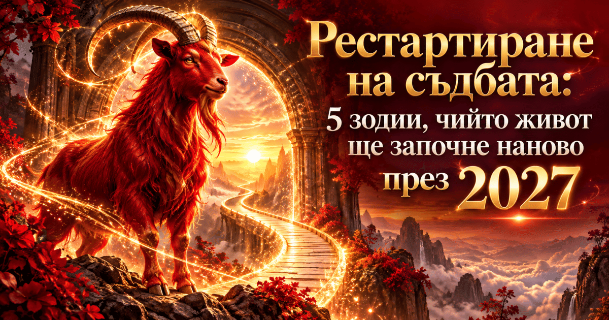Рестартиране на съдбата: 5 зодии, чийто живот ще започне наново през 2027