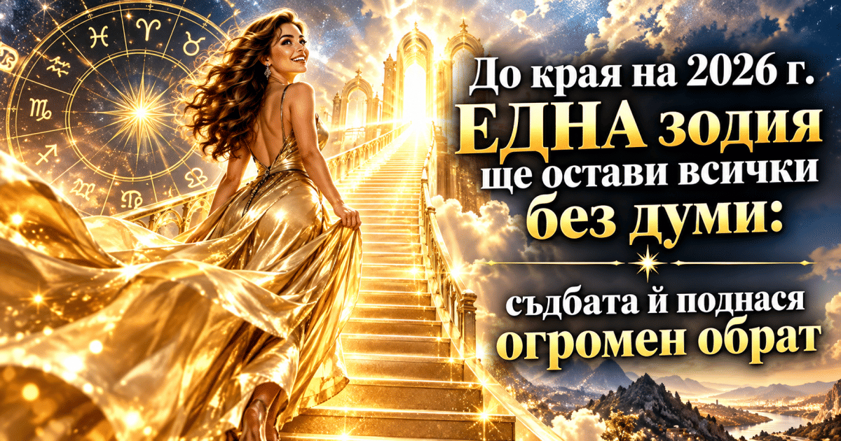 До края на 2026 г. ЕДНА зодия ще остави всички без думи: съдбата ѝ поднася огромен обрат