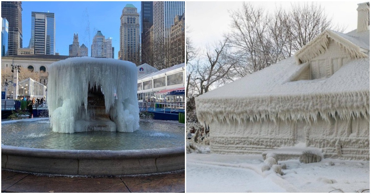 Истински студ: 23 снимки доказват, че зимата няма милост
