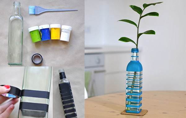 Направи си сама: ваза с подръчни материали