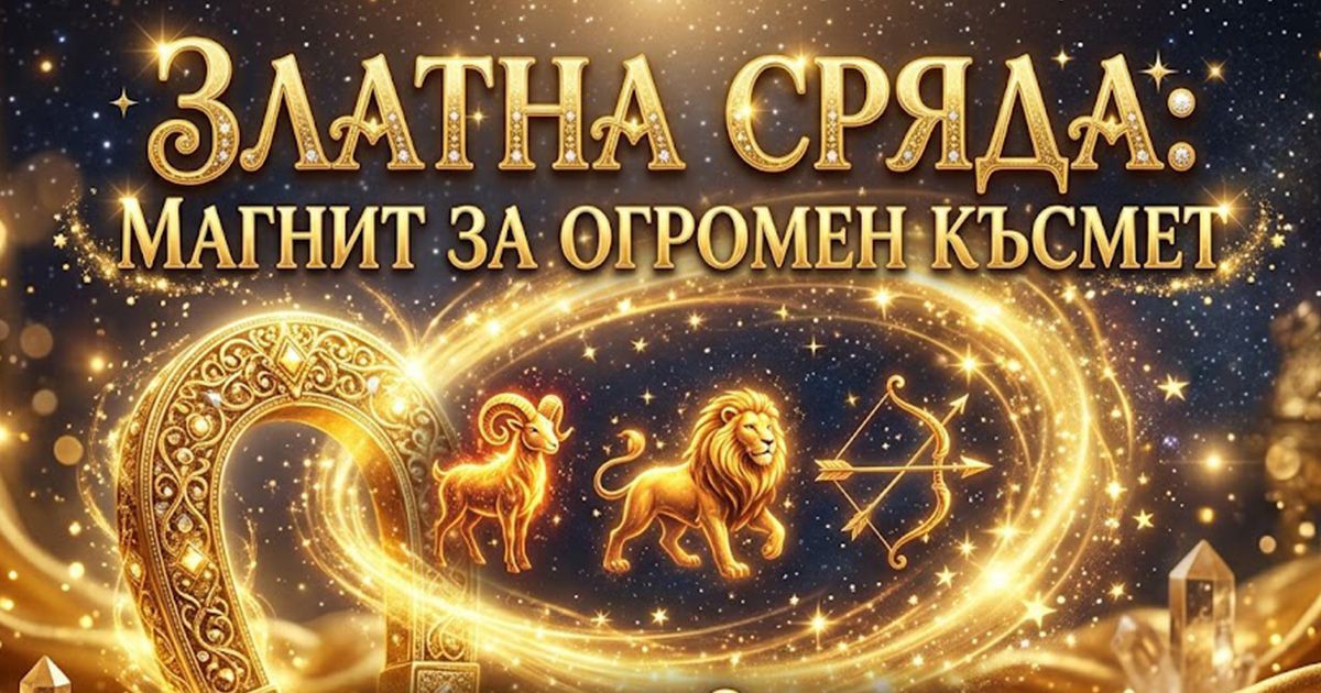 Златна сряда: Магнит за огромен късмет ще бъдат 3 зодии