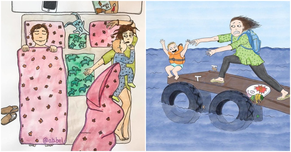 Забавни комикси: Какъв е животът на всички родители с малки деца