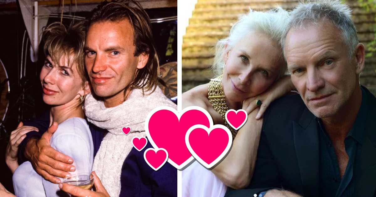 Казват че в Холивуд дългите бракове са рядкост Двойката Стинг