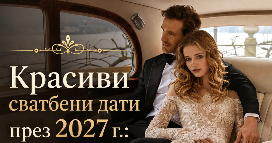 Красиви сватбени дати през 2027 г.: Коя ще донесе на вашата двойка късмет и безкрайност