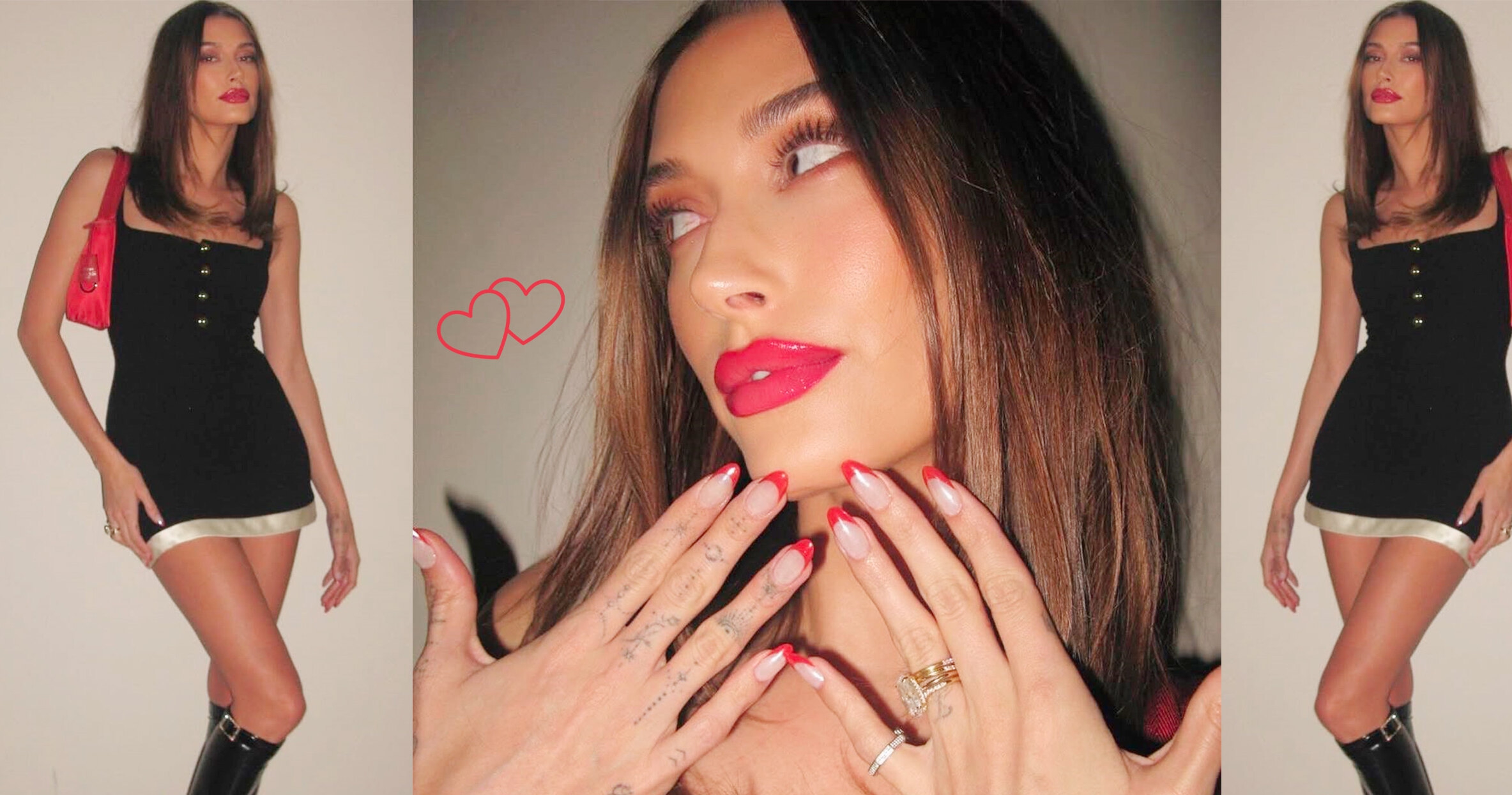 Топ 10 най-романтични идеи за червен френски маникюр за Свети Валентин