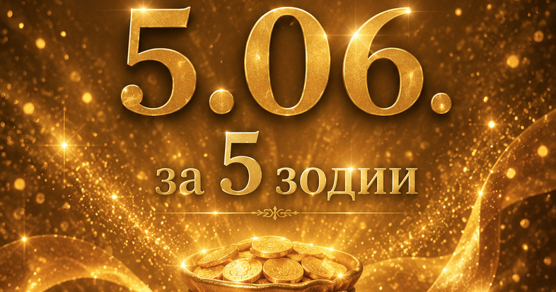 Златен петък: Старт на мощен късмет от 5.06. за 5 зодии