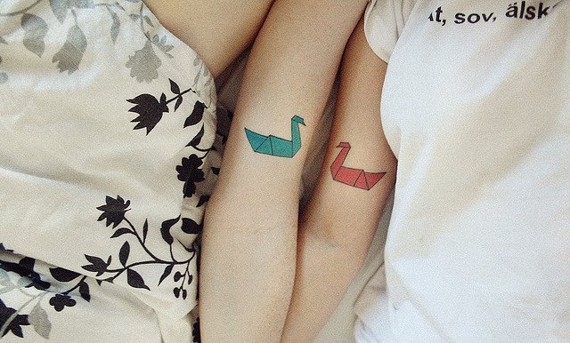 21 сладки татуировки за влюбени