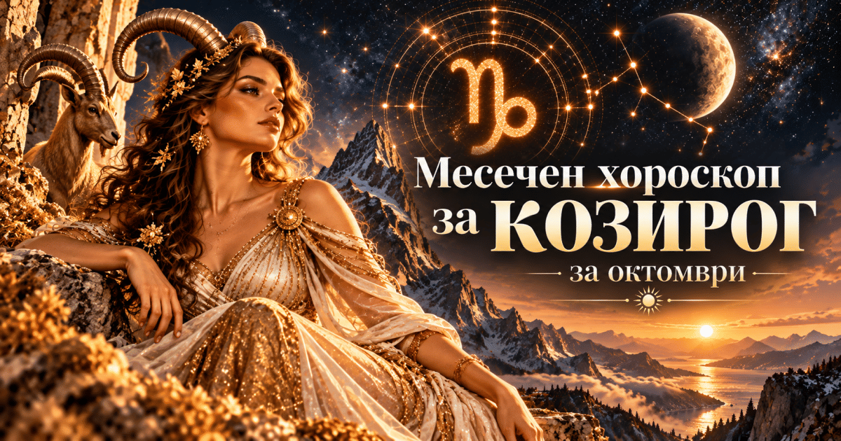 Месечен хороскоп за Козирог за октомври