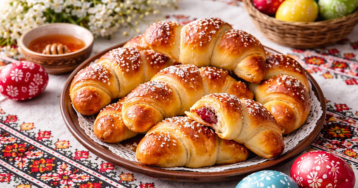 Неустоими козуначени кифлички с пълнеж по избор