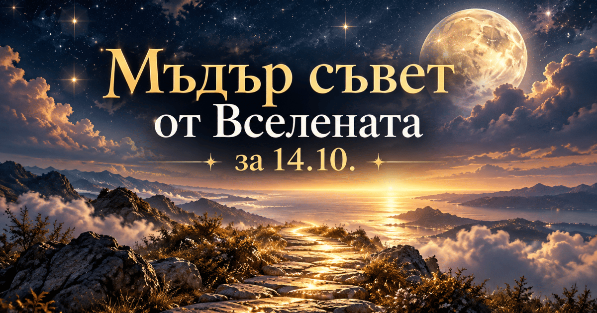 Мъдър съвет от Вселената за 14.10.: какво трябва да чуе всяка зодия