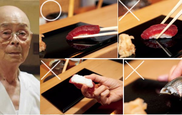 12 правила при яденето на суши