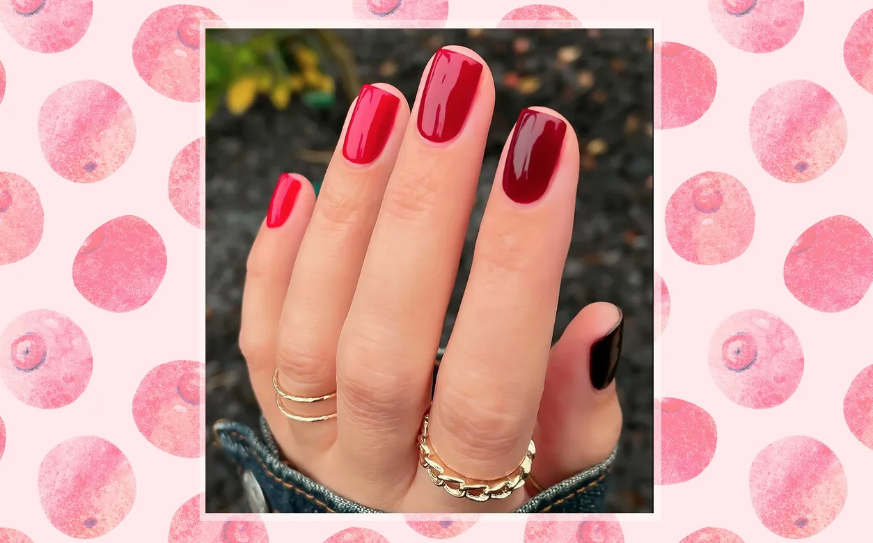Нокти с цвят на червена боровинка: 5 ярки идеи за маникюр в най-празничния нюанс на червеното