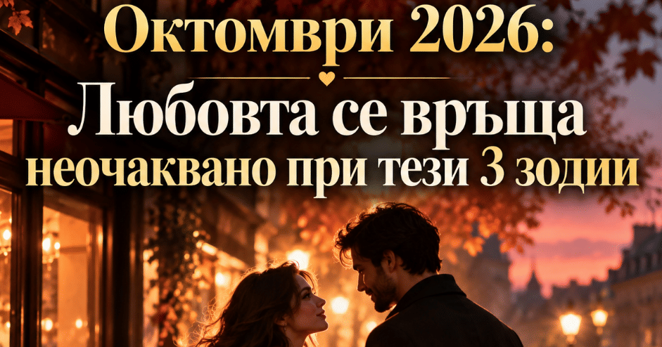 Октомври 2026: Любовта се връща неочаквано при тези 3 зодии