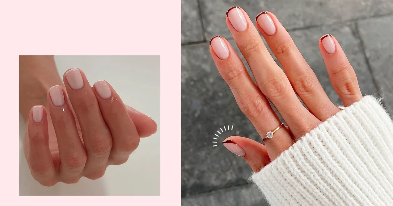 Как да си направите най-актуалния френски маникюр за пролетта: Страхотни идеи за къси нокти с тънки връхчета