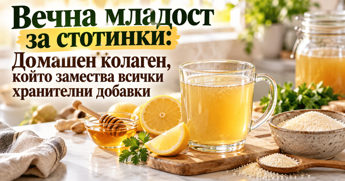 Вечна младост за стотинки: Домашен колаген, който замества всички хранителни добавки
