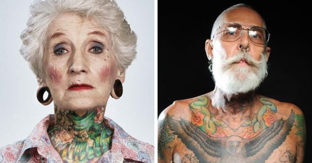 Интересен проект: Как изглеждат татуировките на възрастни хора