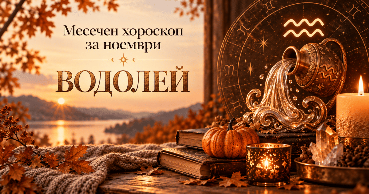 Месечен хороскоп за Водолей за ноември