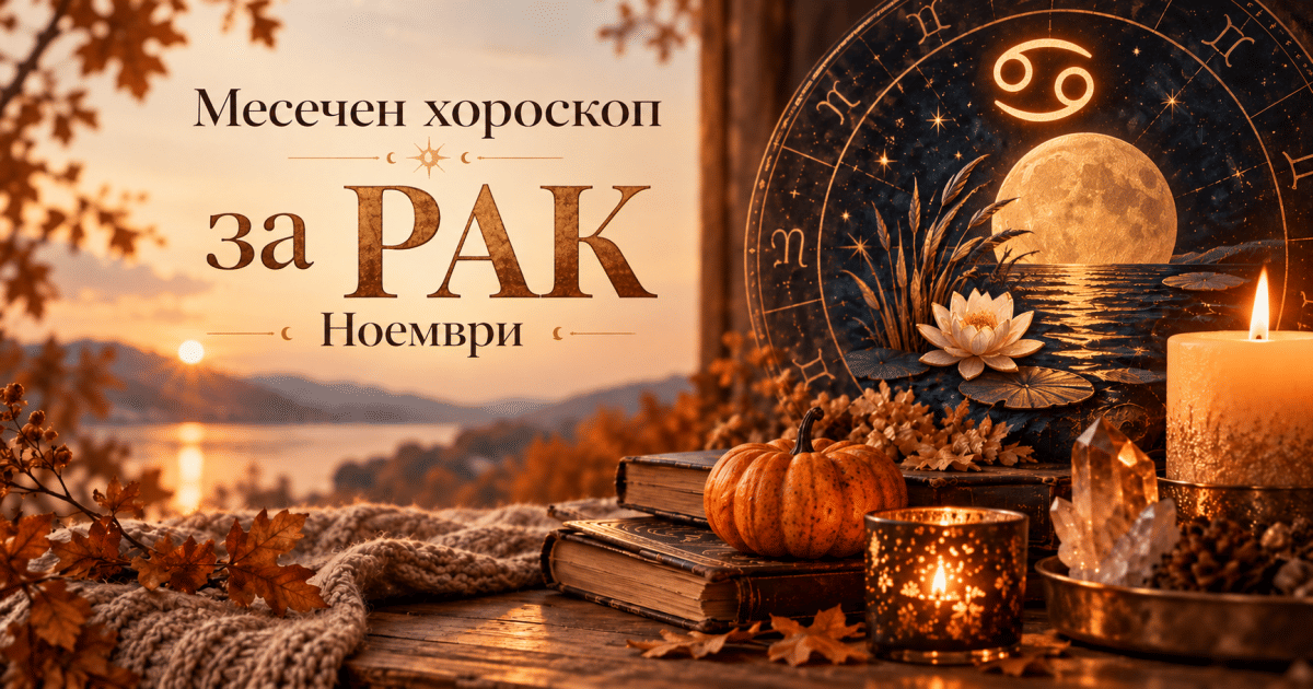 Месечен хороскоп за Рак за ноември