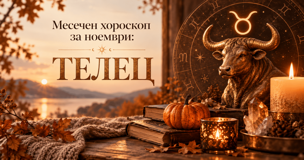 Месечен хороскоп за Телец за ноември