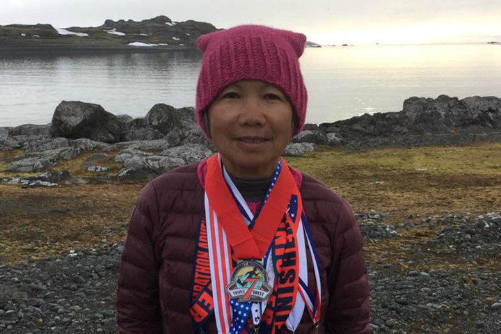 Тя е на 70 и участва в 7 маратона на 7 континента само за седмица