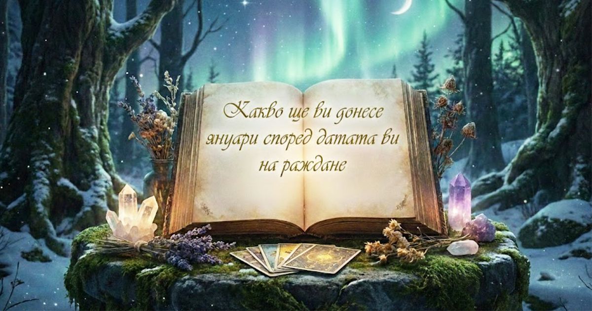 Какво ще ви донесе януари според датата ви на раждане