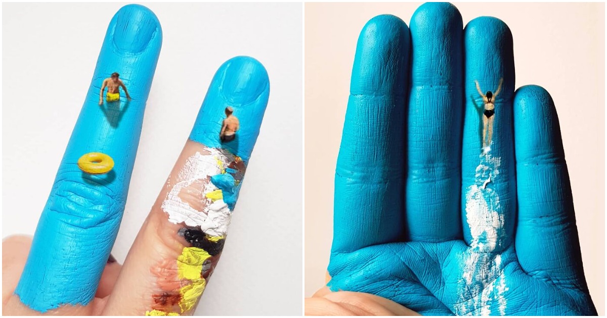 20 невероятни миниатюрни картини или когато ръцете са платно