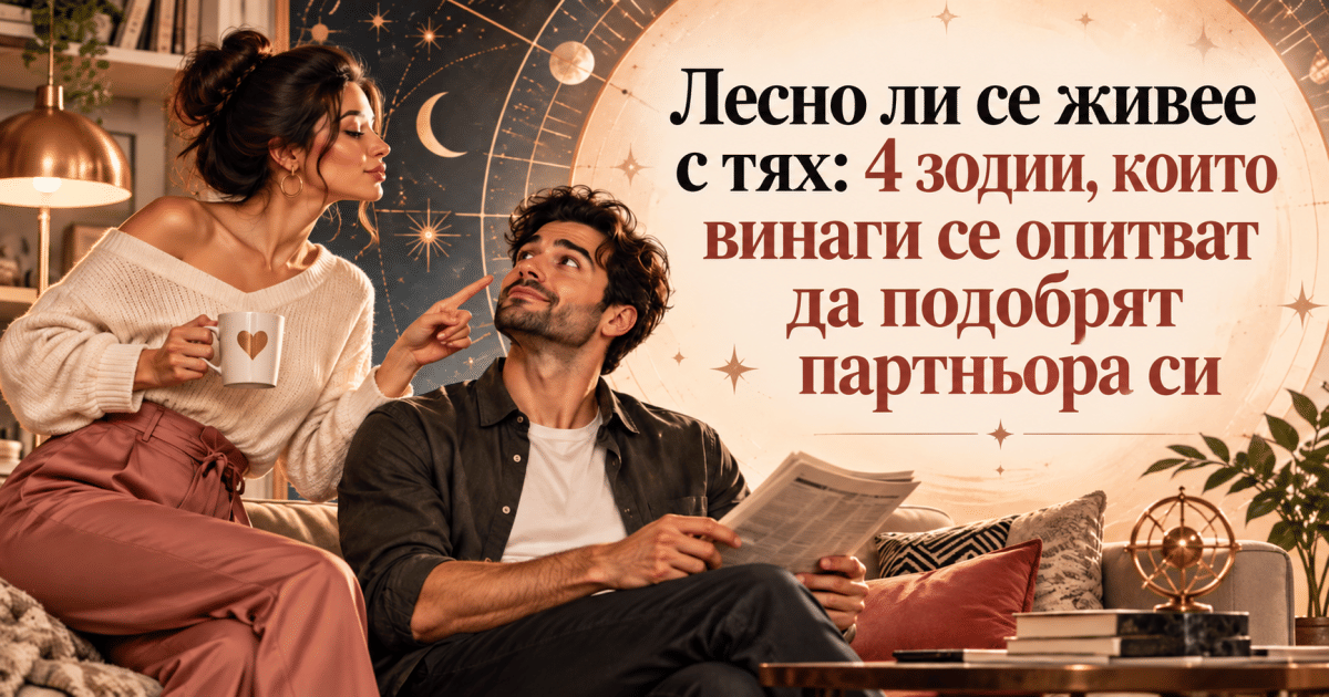 Лесно ли се живее с тях: 4 зодии, които винаги се опитват да подобрят партньора си
