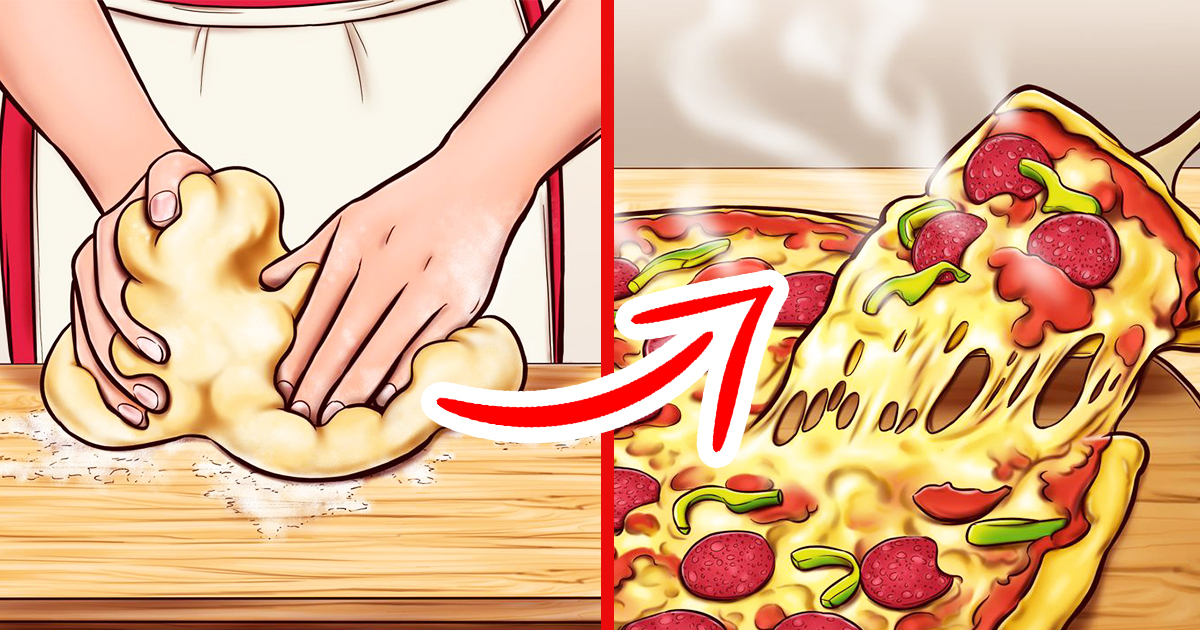 Как да направим домашно тесто за пица