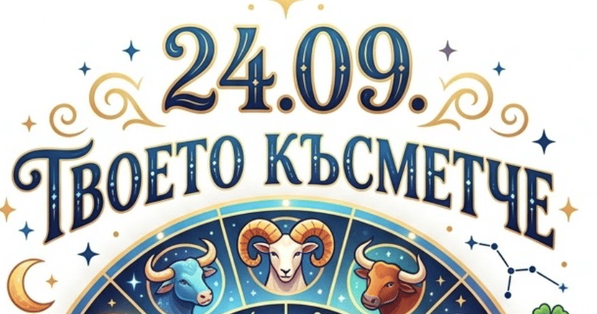 Виж какво е твоето късметче за 24.09. според зодията