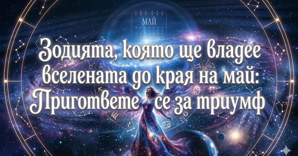 Зодията, която ще владее вселената до края на май: Пригответе се за триумф