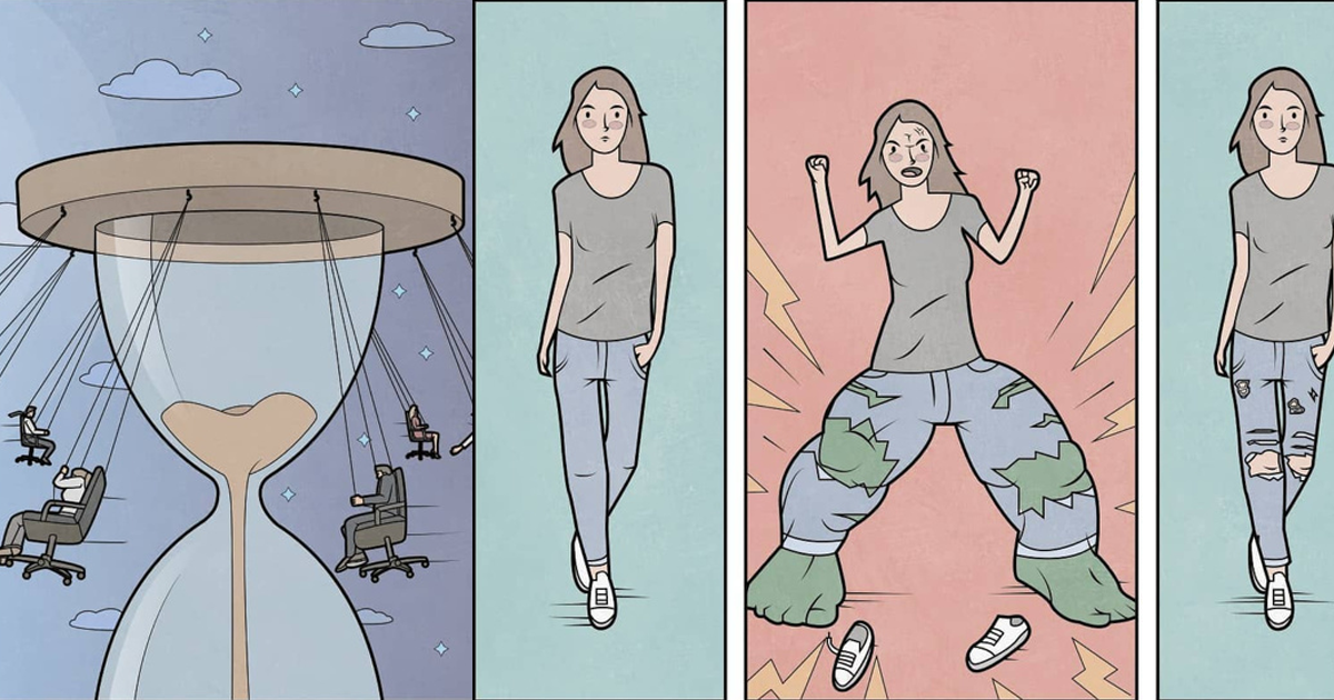 Забавни комикси: 12 илюстрации, които ще ви накарат да се замислите за живота