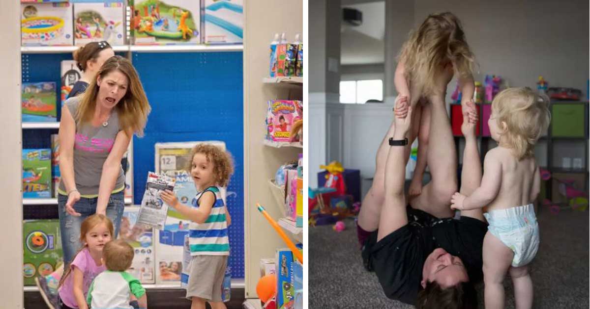 Забавно: 11 искрени фотографии показват какво е да бъдеш майка