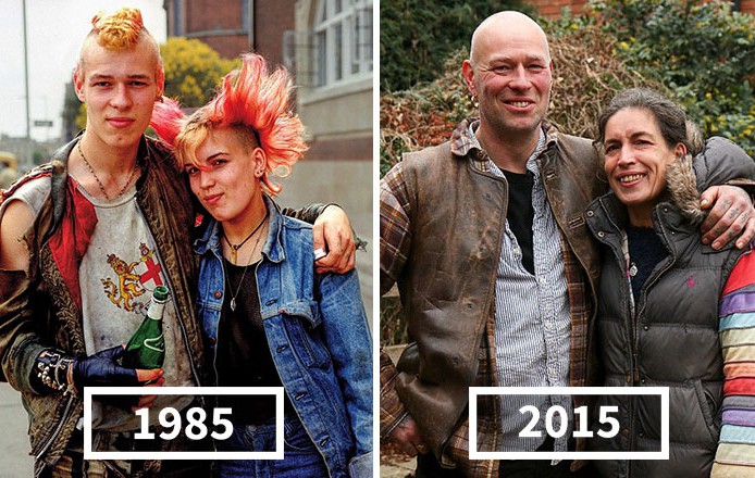 Невероятни снимки: Как се променят хората за 30 години