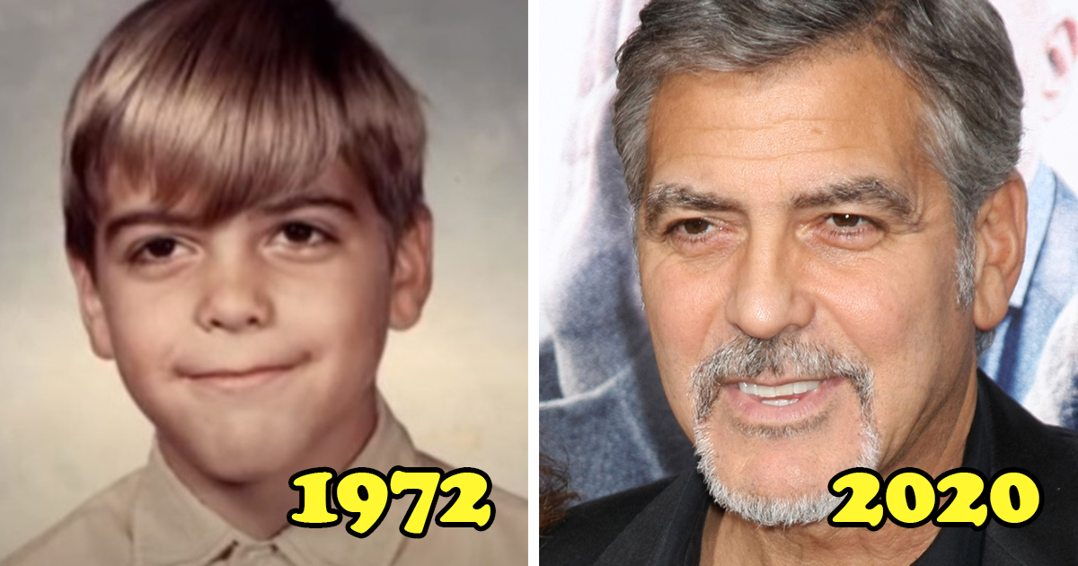 Преди и сега: Как се промени Джордж Клуни през годините