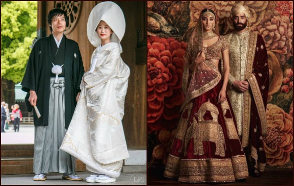 Как изглеждат традиционните булчински рокли по света
