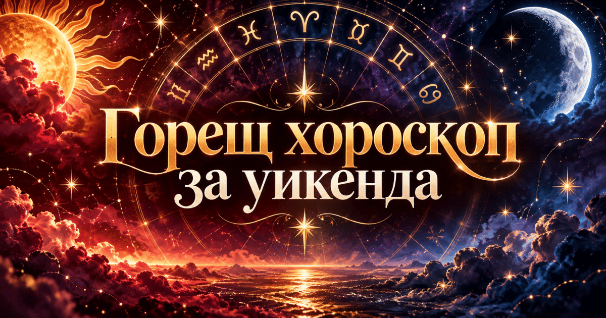 Горещ хороскоп за уикенда: любов, обрати и важни решения за всяка зодия