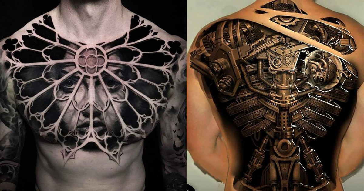 Невероятни 3D татуировки, които ще ви изумят